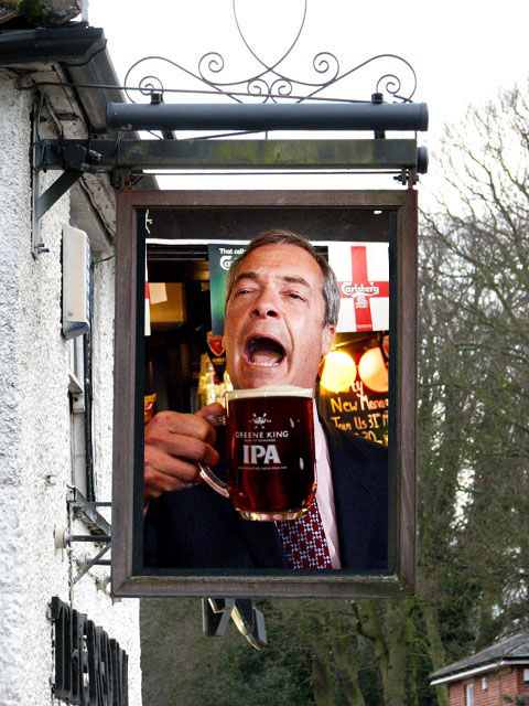 Parody Nigel Farage tweet media