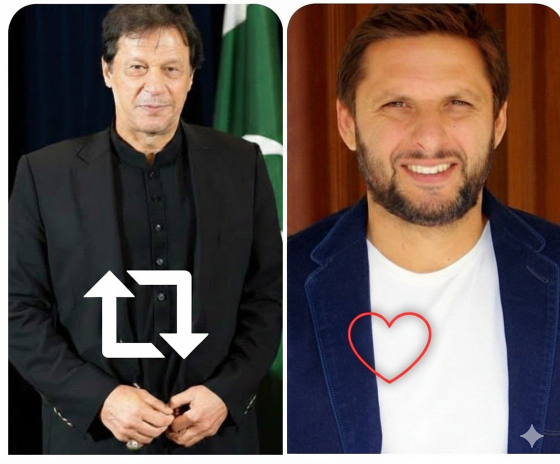 سچ بتانا کرکٹ میں اپ کے نزدیک پاکستان کا ہیرو کون ہے ؟؟؟

شاہد افریدی (لالہ) کے لیے لائک کریں❤️
اور
 عمران خان کے لیے ری ٹویٹ کریں🔁
