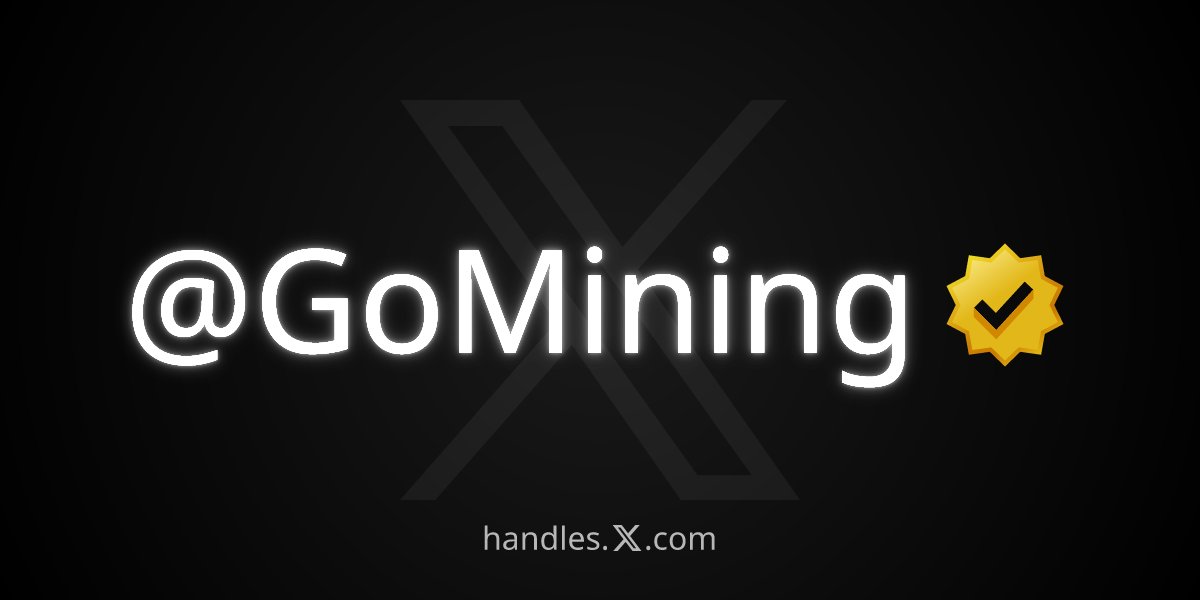 GoMining's tweet image. New handle. Same power ⚡ 

We’re now @GoMining 

Earn. Use. One App. 

#UnlockBitcoin
