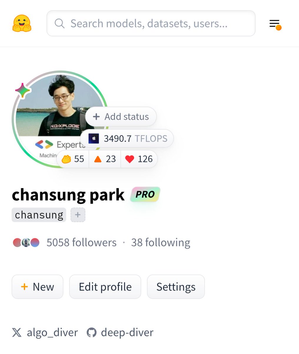 chansung tweet media