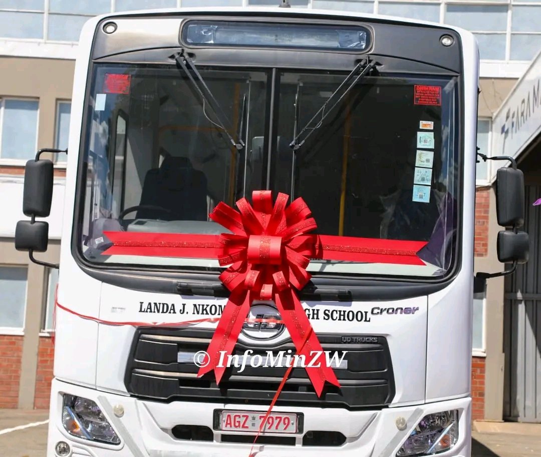 TorerayiMoyo's tweet photo. This afternoon it was my distinct honour to witness a profoundly generous and patriotic act of Philanthropy as Acting President Colonel (Rtd) Dr. K.C.D. Mohadi officially handed over three brand-new buses to Dudley Hall Primary School Landa John Nkomo, High School, and Highlanders Football Club. These buses were graciously donated by esteemed local businessman Mr Wicknell Chivayo @wicknellchivayo

This timely donation comes at a critical moment for our Education sector and community institutions. For Dudley Hall Primary School in Norton where Mr. Chivayo himself began his foundational Education and Landa John Nkomo High School in Tsholotsho these modern 75-seater buses each valued at approximately US$210,000 will greatly ease pupil transportation challenges particularly for those in rural and peri-urban areas. Safe reliable transport means more consistent school attendance reduced fatigue for learners and enhanced opportunities for extracurricular activities field trips and access to quality Education. 

As Minister of Primary and Secondary Education I am deeply encouraged by such targeted support that directly bolsters Teaching and Learning in our schools.The handover to Highlanders Football Club further demonstrates Mr Chivayo's commitment to nurturing talent youth development and national pride through sport. This luxurious executive bus equipped with amenities to support team travel will enable Bosso to compete more effectively in the 2026 Premier Soccer League season and beyond honouring the legacy of the late Vice President Cde John Landa Nkomo, a devoted supporter of the club.On behalf of the Ministry of Primary and Secondary Education, the Learners, Teachers, Parents and the wider Zimbabwean community,I extend our heartfelt gratitude to Mr Wicknell Chivayo for his unwavering generosity and vision in empowering our future generations. Such private sector initiatives aligned with Government priorities exemplify the spirit of Nyika Inovakwa Nevene Vayo building the nation hand in hand .To Acting President Mohadi ,thank you for gracing this meaningful occasion and for your continued leadership in fostering unity and development across all sectors.