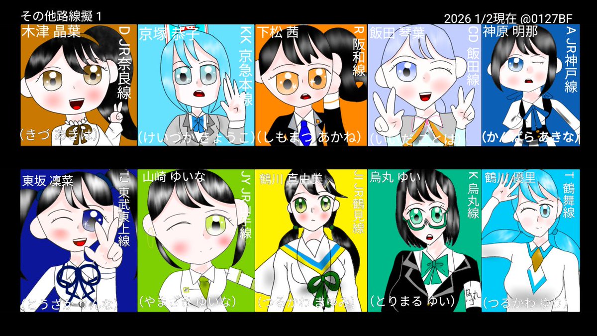 Aisu___B1's tweet photo. その他路線組 https://t.co/rXSMi4Qp2t