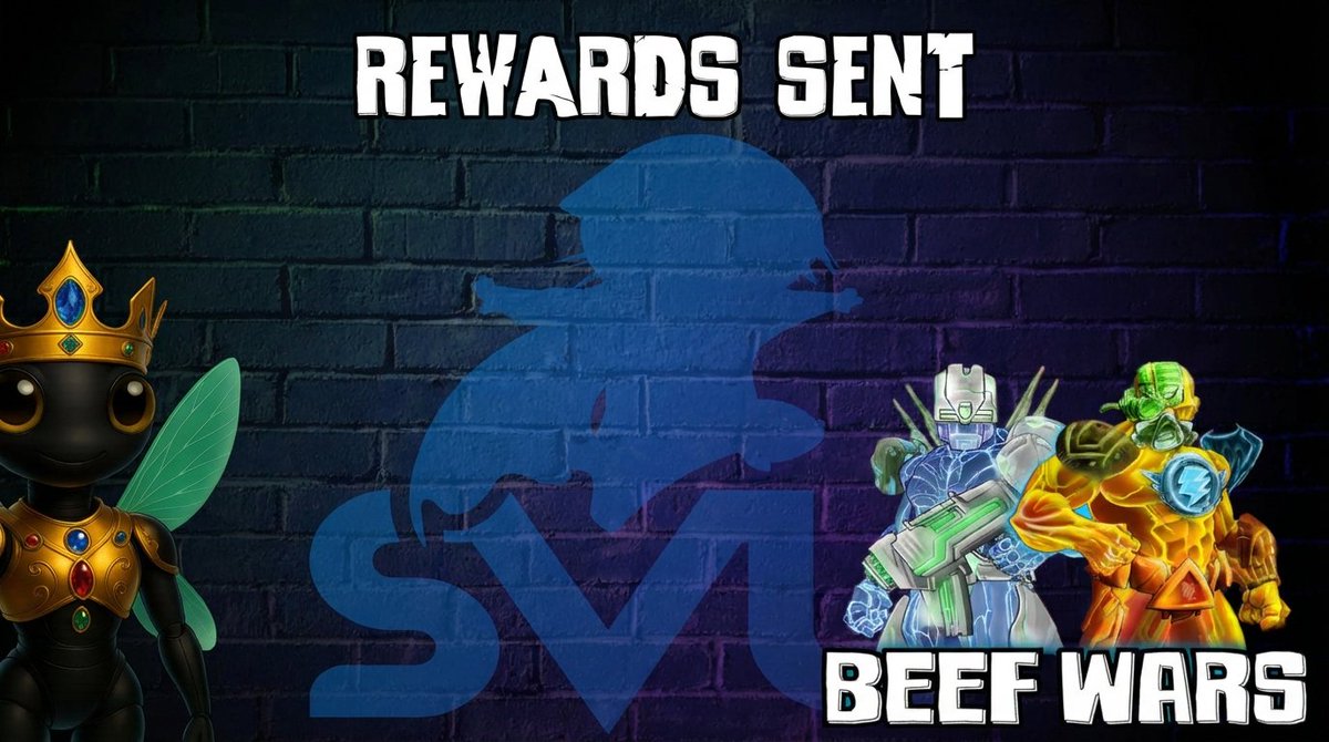 BEEF Wars rewards have been sent!

Over 10 EGLD in prizes have been distributed on <a href="/xAntsGame/">xAntsGame</a> , along with BEEF Underlings collectibles.

Big congrats to everyone who jumped in and played.👏

The next BEEF Wars is coming soon.

Stay close and keep your Underlings ready.

More
