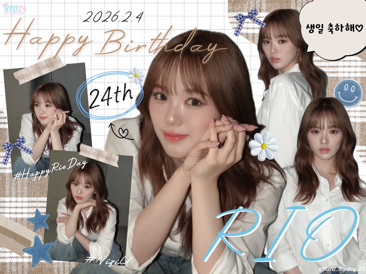 ·····················································

❤︎ 𝐇𝐚𝐩𝐩𝐲 𝐁𝐢𝐫𝐭𝐡𝐝𝐚𝐲.  𝐑𝐈𝐎 ❤︎

·····················································

 #HappyRIODay
 #24歳のリオもだいすきだおん