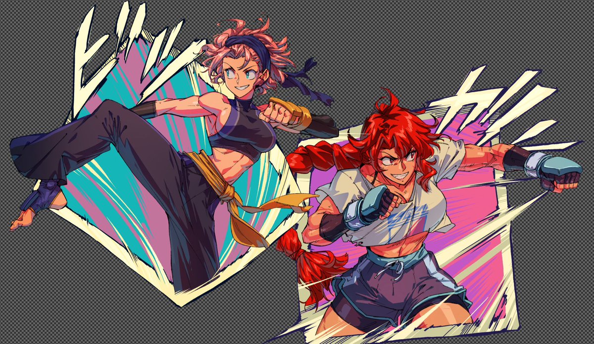 「KICK PUNCH」|D.のイラスト