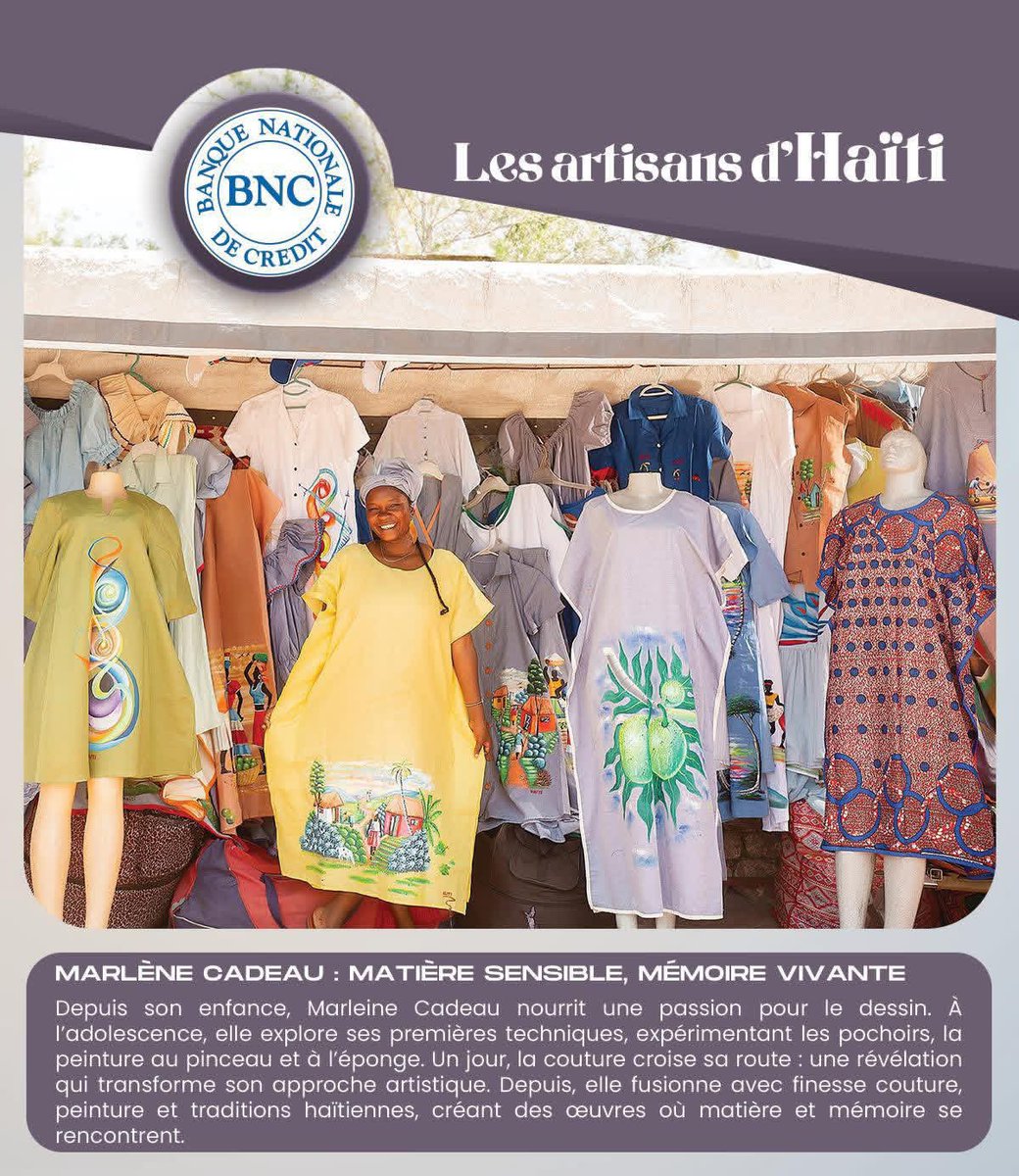 Les Artisans D’haïti 

#Lesartisansdhaïti
#Fevrier2026
.
.
.
#lexperienceauservicedetouteslesgenerations
#banquenationaledecredit
#bnc
#46ansdexperienceauservicesdetouteslesgenerations