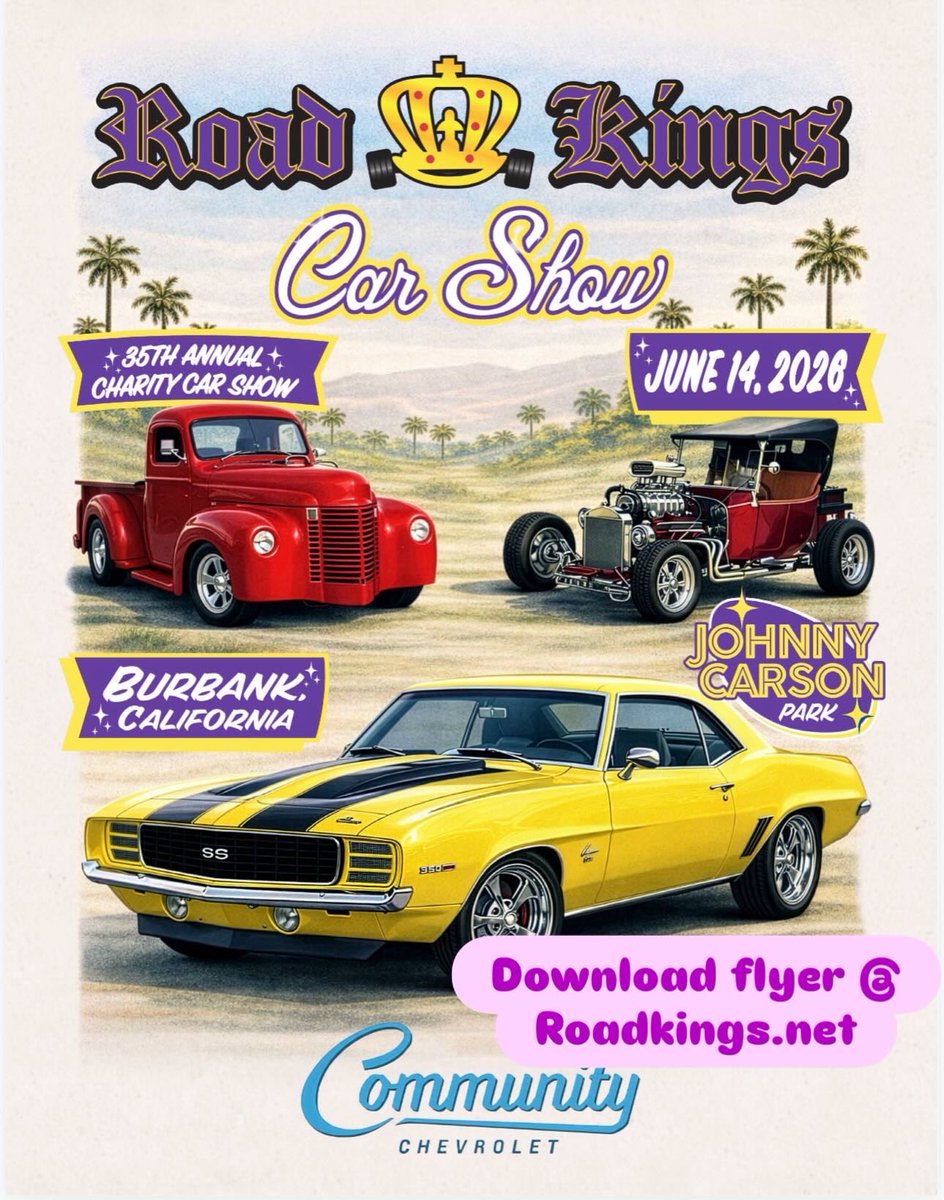 Download your registration at roadkings.net #roadkingsofburbank #burbankroadkings