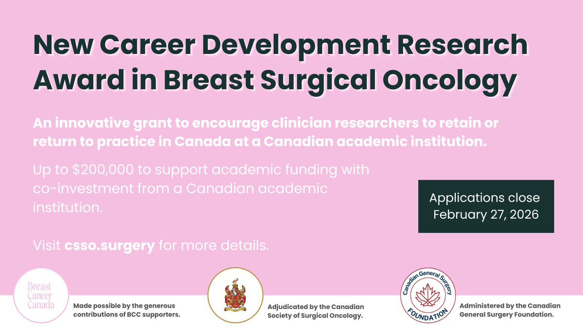 Canadian Society of Surgical Oncology tweet media