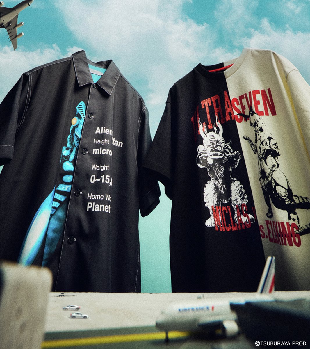 グラニフ ウルトラマンシリーズ ヒグチユウコ ビッグシルエットTシャツ