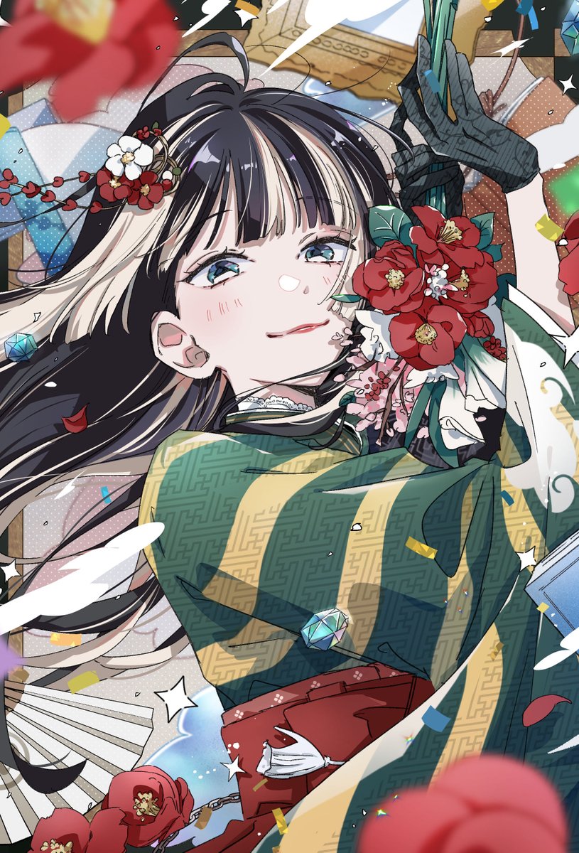 saito_shiorii's tweet photo. Happy Birthday🐚💚
#儒烏風亭らでん生誕祭2026
#らでん似絵 https://t.co/WKgQKzSwxr
