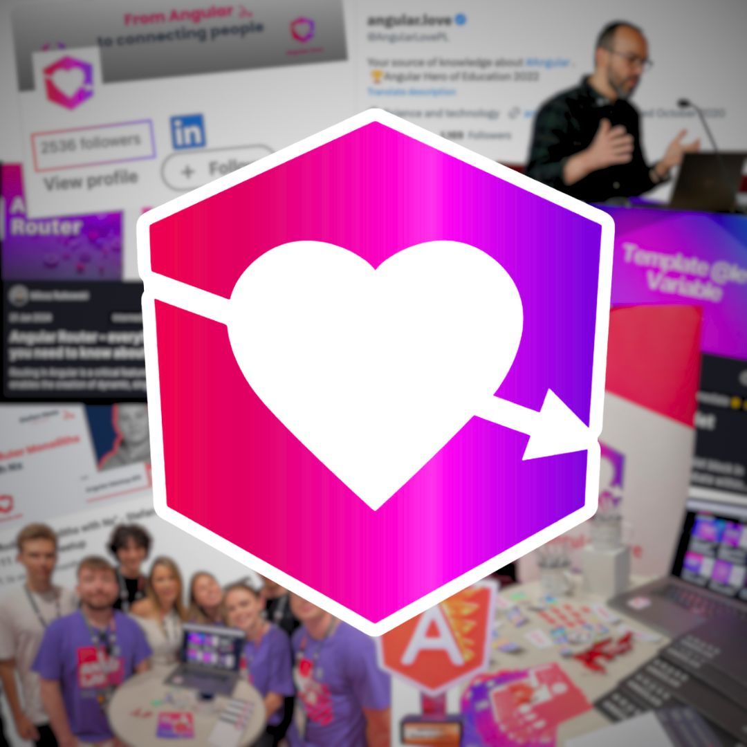 AngularLovePL's tweet photo. Hey there! We’re excited to see so many new faces joining our community 🤩

To help you get started, check out this list of #Angular perks you get by joining our #AngularLove community:

✅ The latest news
✅ Comprehensive articles, guides, insightful posts
✅ Our free ebook “The Ultimate Guide to Angular Evolution”
✅ An Angular Knowledge Roadmap

👉 We also host free Angular meetups with expert talks, and you’ll probably spot our stand and swag at conferences and events around the world!

👉 We’ve recently teamed up with GDEs and @HouseOfAngular to bring you a series of hands-on workshops, too!

Don’t forget to visit our blog! → https://t.co/bHbITHz9qO 

And check out our social media channels on LinkedIn, Facebook, and YouTube!
