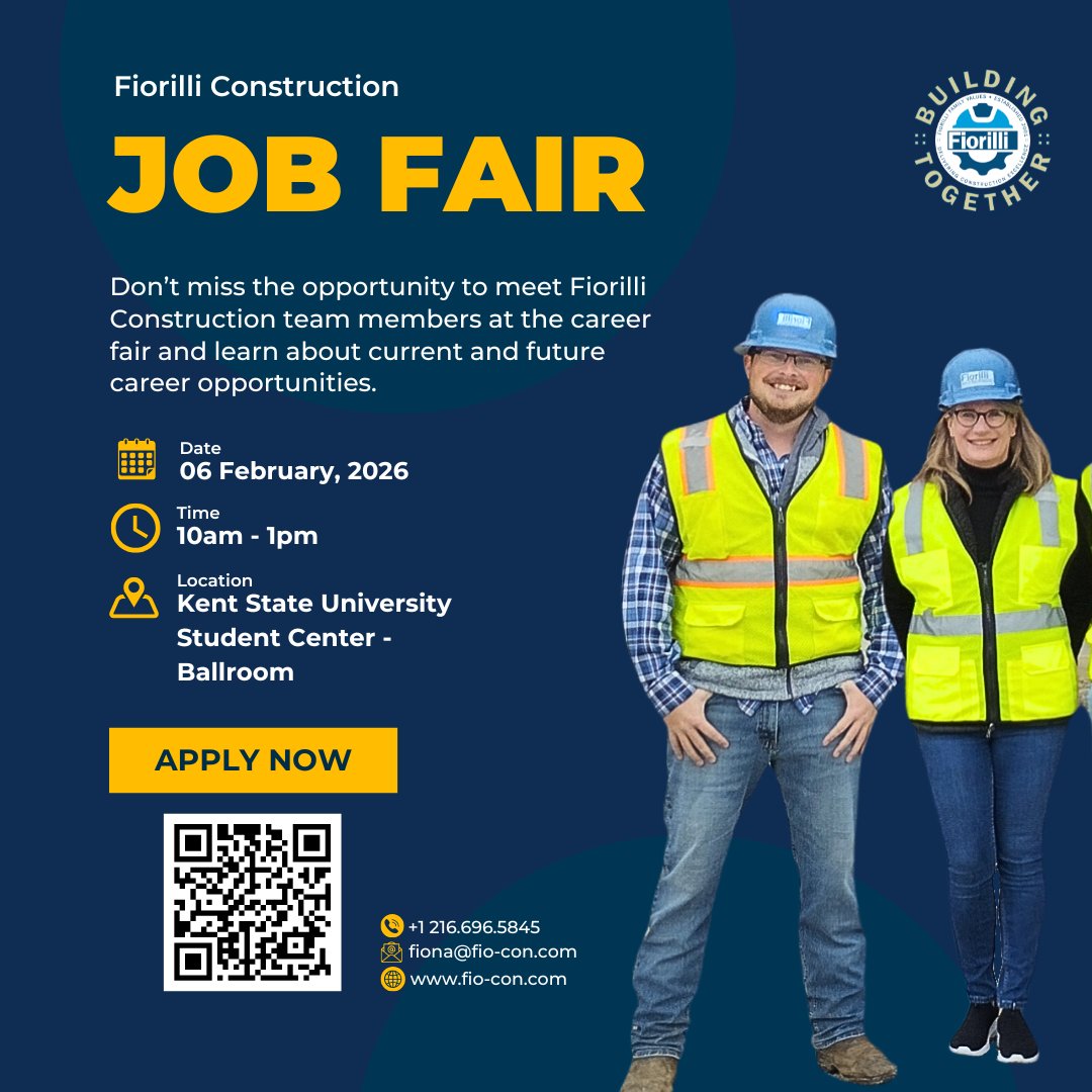 FiorilliConst's tweet photo. Meet the Fiorilli Construction team at the career fair this coming February 6 and explore potential career paths within the construction industry. 
Scan the QR code for more details. 

#FiorilliConstruction #JobFair #ConstructionIndustry #CareerFair #BuildingTogether https://t.co/VoZaH4t6Kc