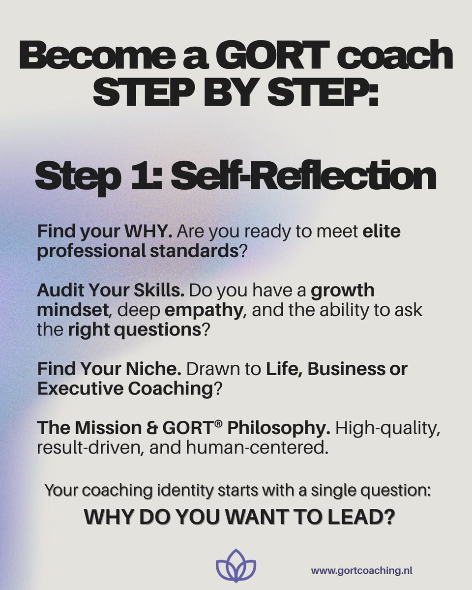 GORTcoaching's tweet photo. We’ve mapped out the steps to take you from curious to certified. Whether you’re a leader wanting better communication or an aspiring coach ready for a new career. Check out the 4 steps to becoming a #GORTcoach 👇#CoachTraining #Leadership #NOBCO #ProfessionalGrowth https://t.co/MyZglFMxIJ