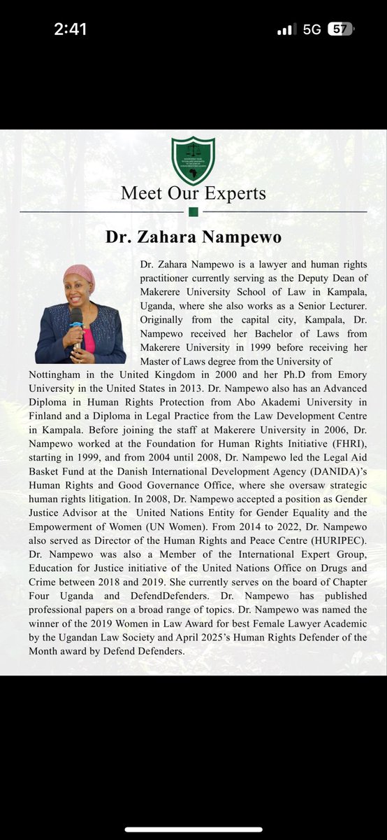 Africa Human Rights Mechanism Independent Panel tweet media