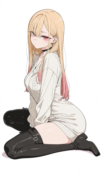 セーターブーツ海夢ちゃん
