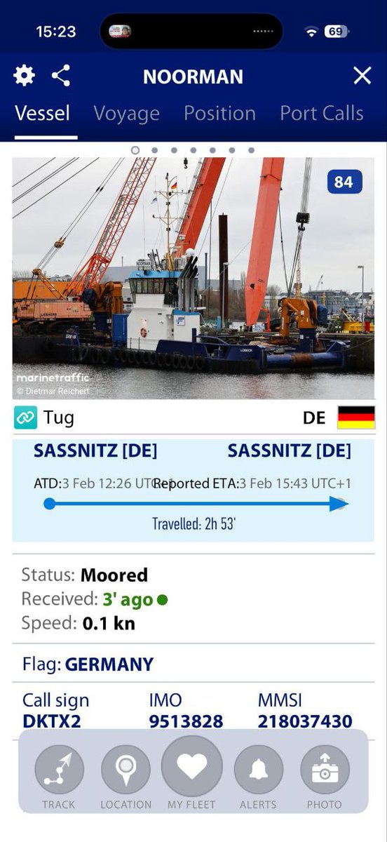 JahnTeam's tweet photo. 💥ZUMINDESTENS SCHAUT MAN WOHL NACH💥

Am Mittag hat man scheinbar einen Schlepper zur '#Eventim" rausgeschickt.

🦅#TEAMHEIMAT🇩🇪 #Rügen #Mukran #Schattenflotte https://t.co/Glec36dGYS