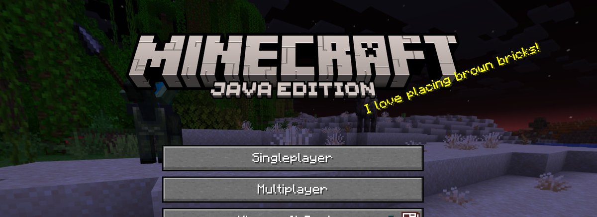 Wild Minecraft Splash Text (@Rejected_Splash) / Posts / X
