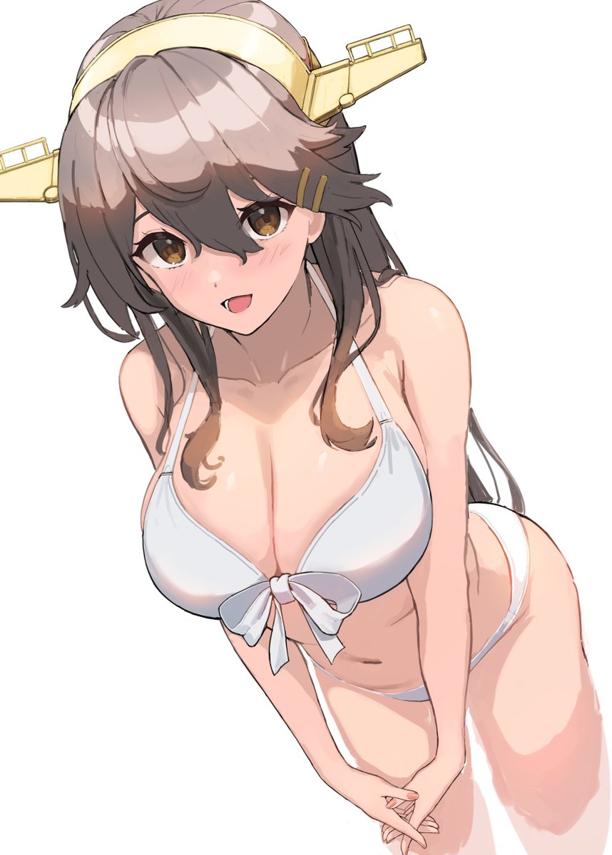 先日描いた榛名が気になっていたので、描き直してみました。 