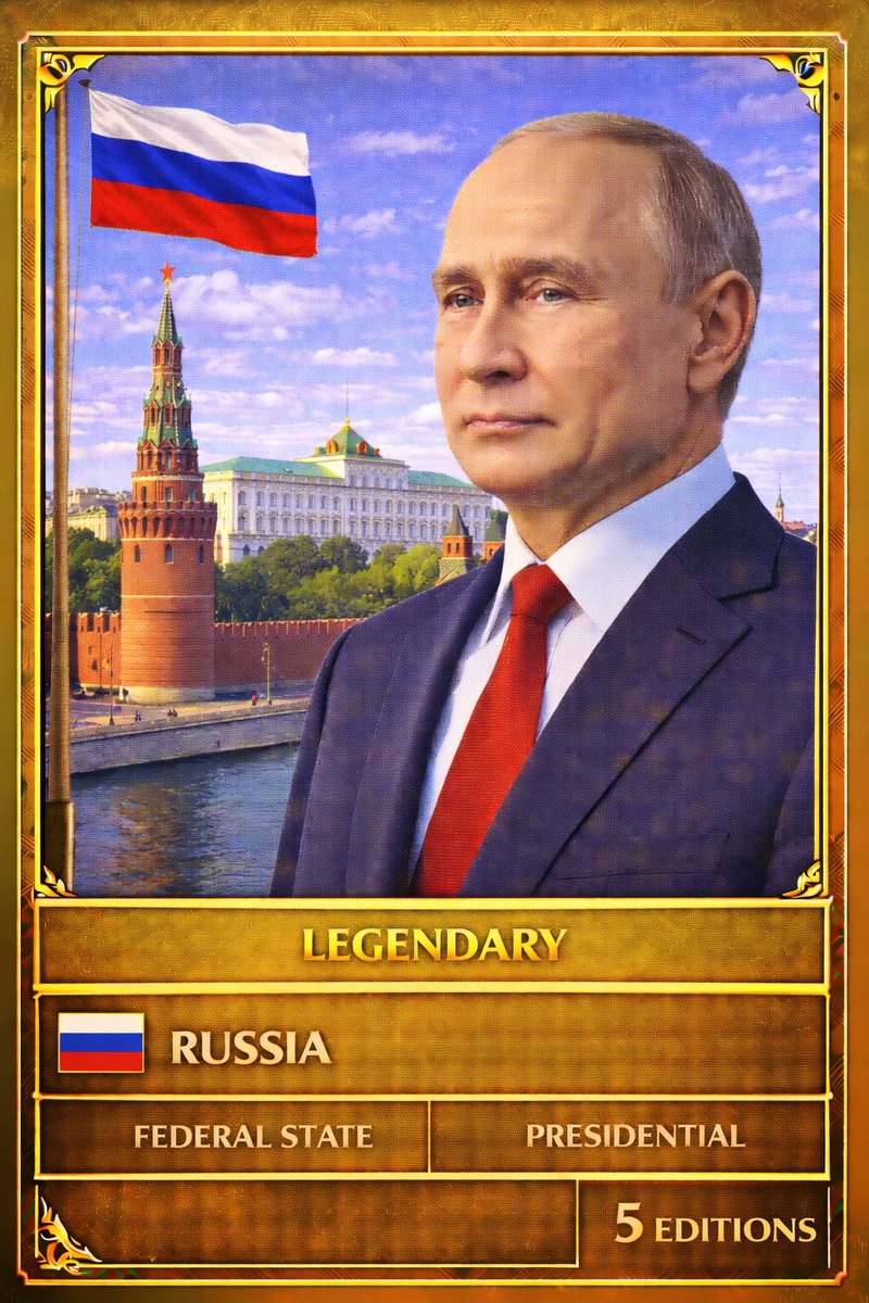The_Venzim's tweet photo. State Atlas is not a map of the world. It is a map of power.Each NFT captures a fixed state of authority — control, stability, pressure, transformation. World leaders appear not as individuals, but as symbols of influence over territory and time.
https://t.co/l5WWCJDesA https://t.co/Wz3YBRLJYe