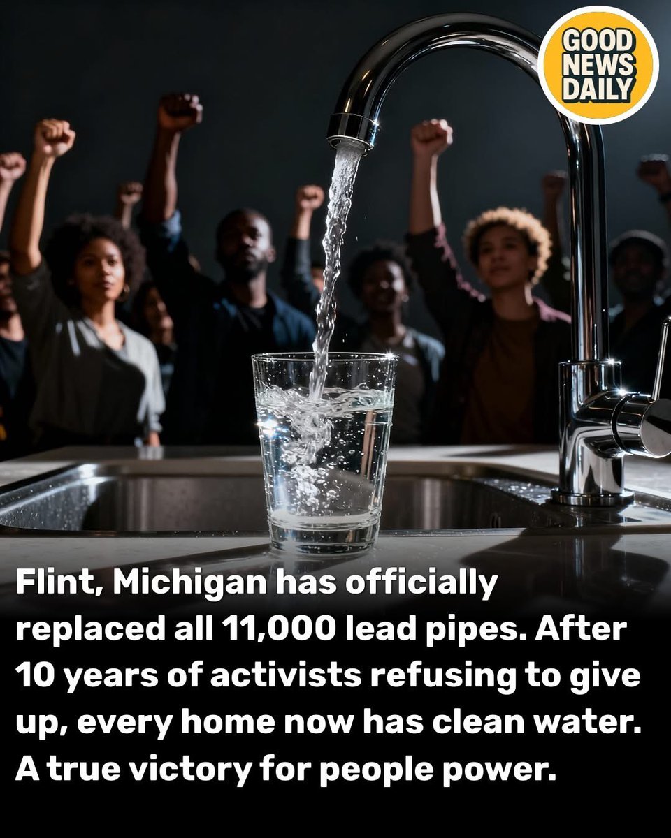 ArcasDeDisco's tweet photo. Many moons ago activists came together and battled for #OpFlint with people from all walks of life fighting for clean water. A small but powerful victory thank you to #Anonymous and every other person who fought for the people https://t.co/c5k8GSr4uh