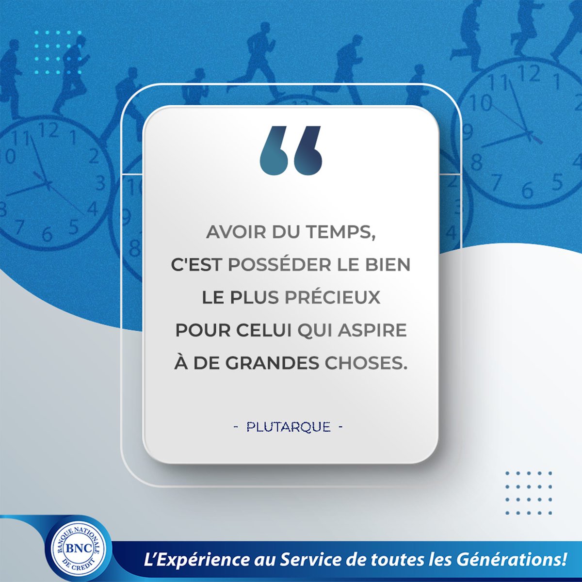 Citation du jour
.
.
.
#46ans
#lexperienceauservicedetouteslesgenerations
#banquenationaledecredit
#bnc
#citation