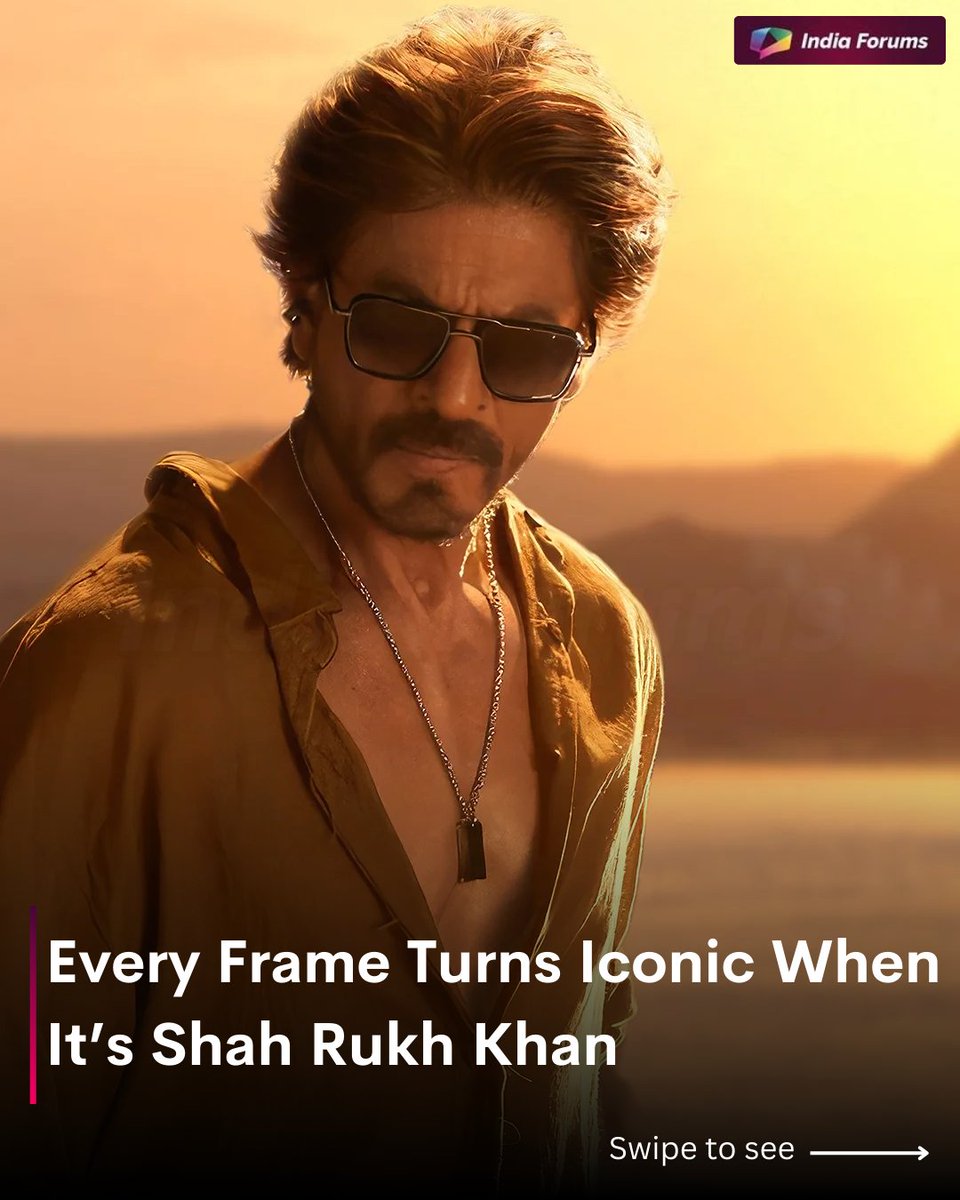 indiaforums's tweet photo. Some frames donโt need filters, they just need Shah Rukh Khan ๐
.
.
.
#ShahRukhKhan #IconicFrame #SRK #IF #IndiaForums https://t.co/V1r3ZHbfD2