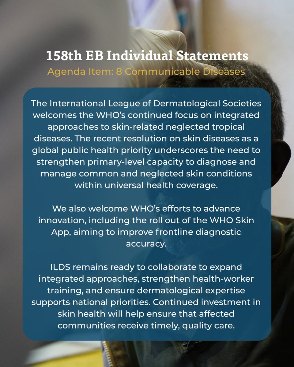 International League of Dermatological Societies tweet media