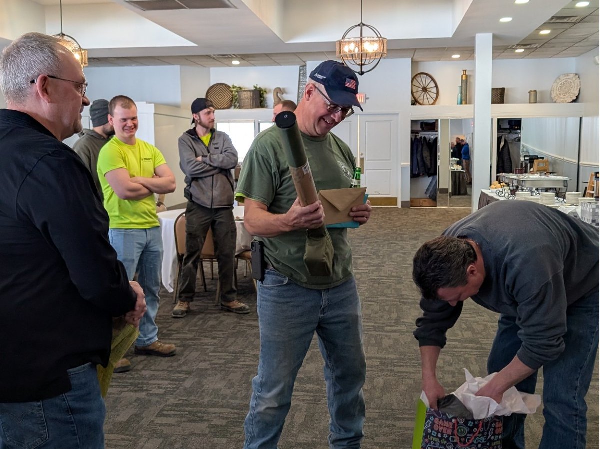 We recently celebrated the retirement of Stan Stavish, Electrician Foreman, who dedicated his entire career to Ferry Electric Company. Thank you, Stan, for nearly four decades of service, leadership, and craftsmanship. Enjoy a well-deserved retirement!
