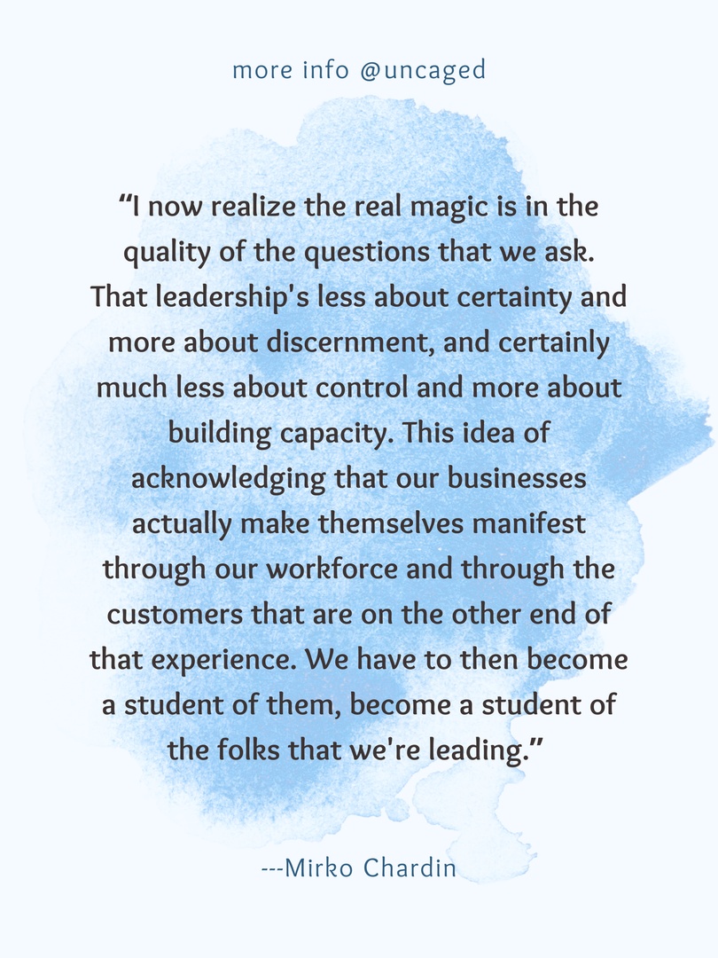 MirkoMilk's tweet photo. On Uncaged, we talked about moving from control to discernment and why listening builds real capacity and trust. Great leadership isn’t about having the right answers. 

Full conversation here 🎧
https://t.co/NRoK4hRs7b https://t.co/y5ubC9A693