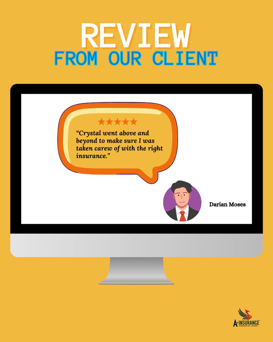 BestAutoRate's tweet image. Our clients said it best—Crystal goes above and beyond every time!

Want stress-free insurance with people who truly care?
Call/text 1-888-445-2793 or visit learnandserve.org
#APlusInsurance #ClientReview #5StarExperience #InsuranceMadeEasy #AutoInsurance #HomeInsurance
