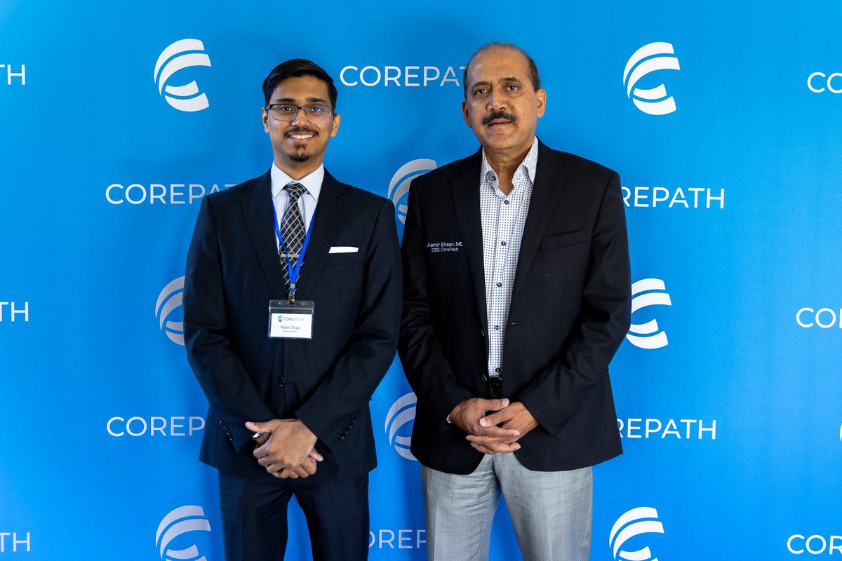 nmghazi's tweet photo. A great start to the 2026! An incredible January at @CorePath Laboratories, diving deep into hematopathology. Huge thanks to Director &amp; CEO Dr. Aamir Ehsan and the faculty for their mentorship and guidance throughout my 4-week internship.

#PathX #HemePath #Pathology https://t.co/eLgl1YRq7X