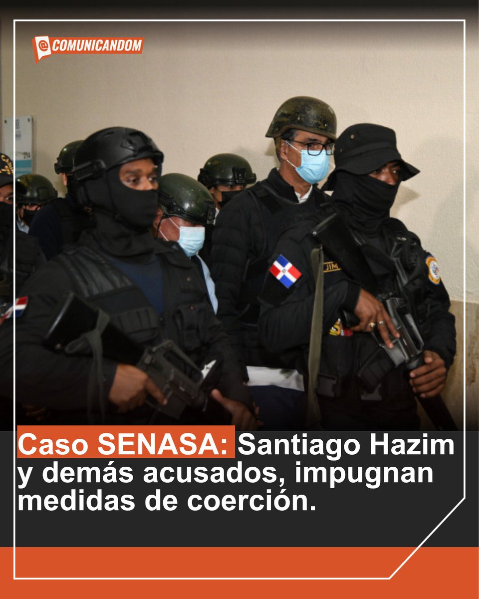 comunicandom_'s tweet photo. #Comunicandom Este martes fueron trasladados a la Segunda Sala de la Corte de Apelación del Distrito Nacional Santiago Hazim y los demás imputados en el caso de un presunto desfalco al Seguro Nacional de Salud (Senasa)
#Comunicandom #CasoSENASA https://t.co/rzqENyVTAR