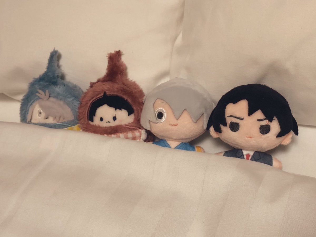 今回のお出かけぬい達です♡
明日ももっと良い日になるよね！チチタチ！