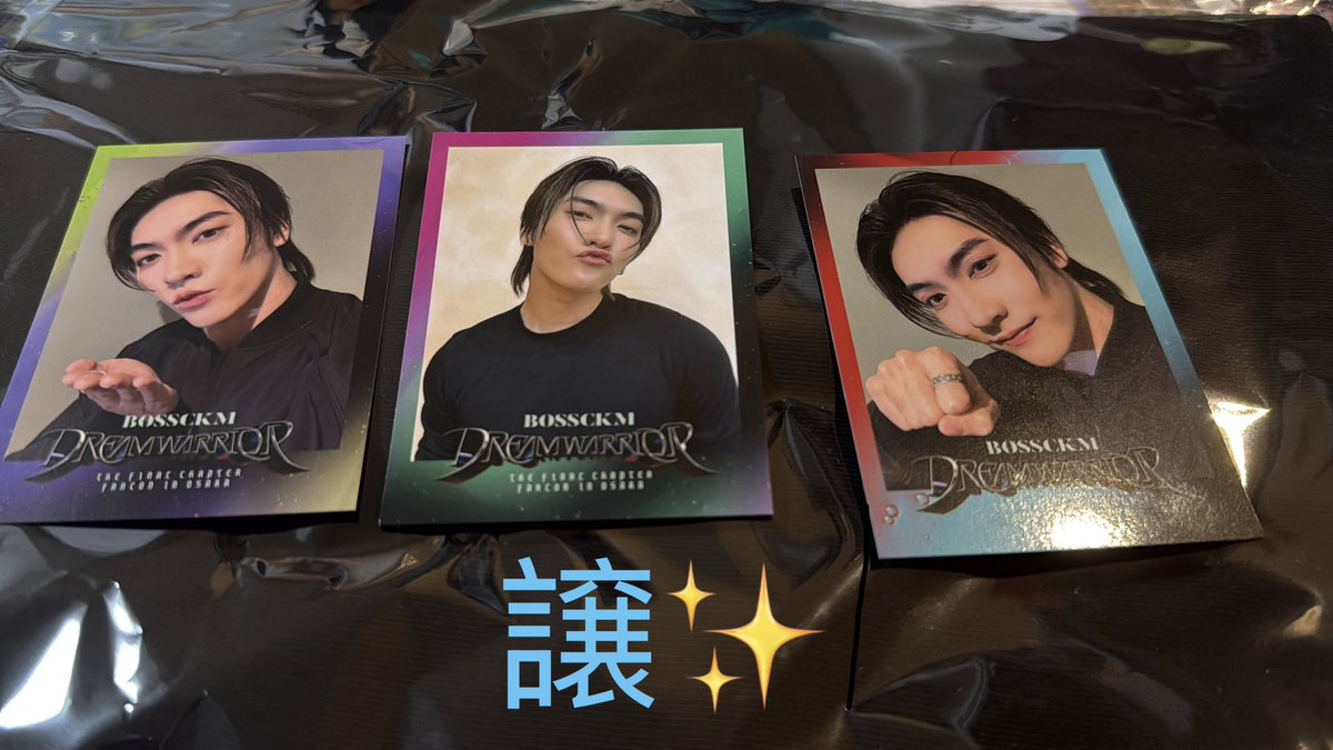 トレカ交換お願いします。 大阪コンサート会場 または 都内での手渡し