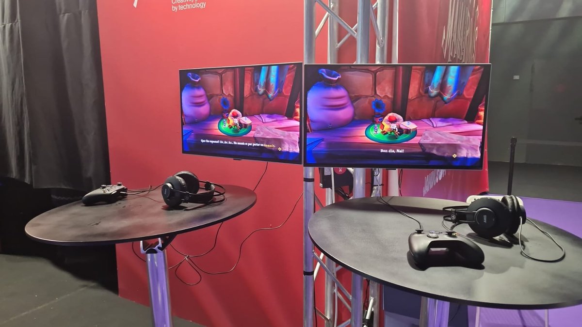 JanduSoft's tweet photo. ✨ Manairons is at @ISE_Show 2026 in Barcelona!
From February 3–6, visit us at Barcelona Expo and discover the game alongside a special 3D experience, created in collaboration with @som3cat & #Flopwork 🧚🎮
See Manairons like never before!
#Manairons #ISE2026 https://t.co/jIs4EsIDhh