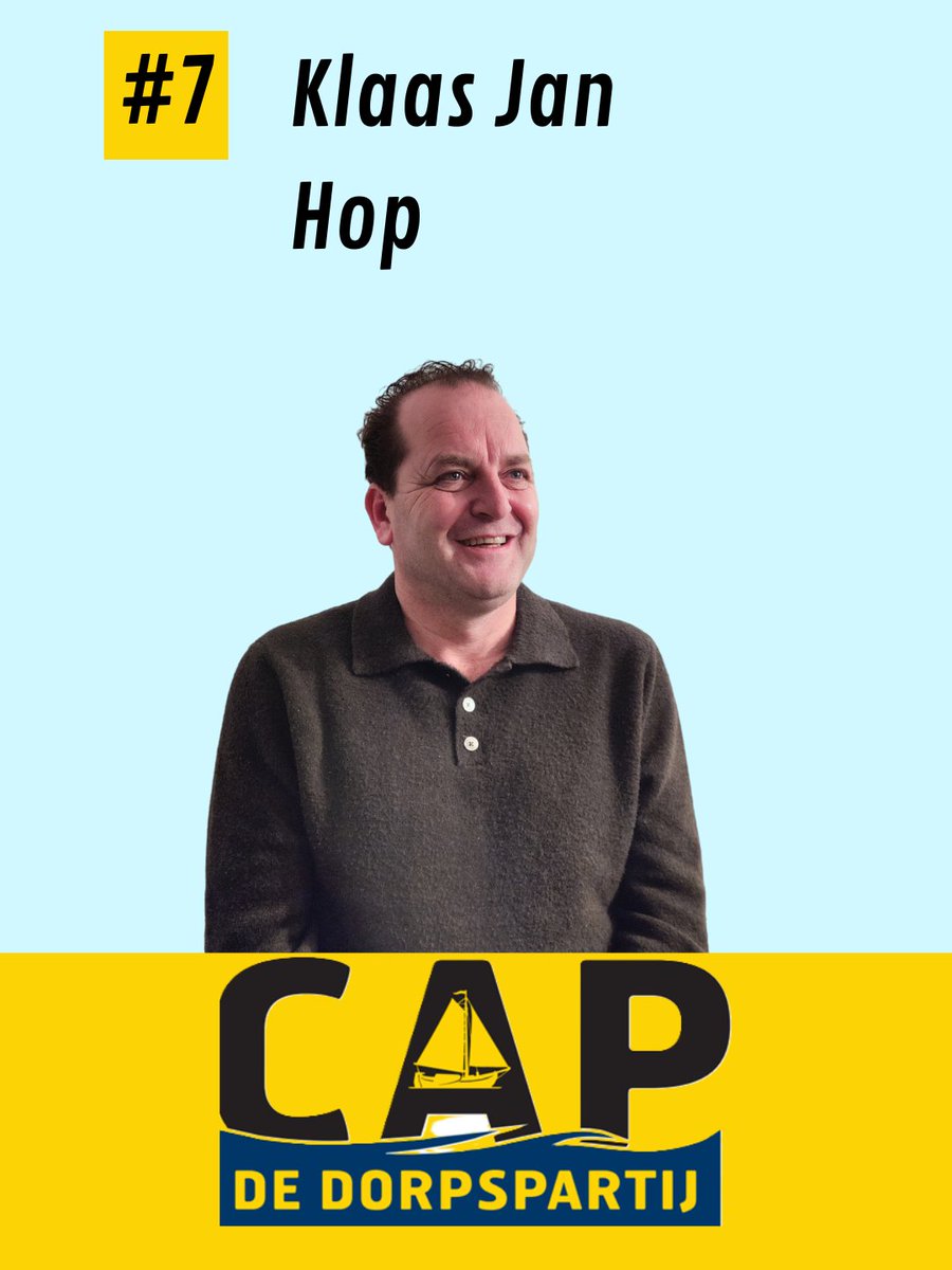 Klaas Jan Hop staat op plek 7 voor CAP de Dorpspartij. Klaas Jan wil zich als verlengstuk van de normale man gaan inzetten voor minder bureaucratie, en meer actie!

#bunschoten #spakenburg #bunschotenspakenburg #eemdijk