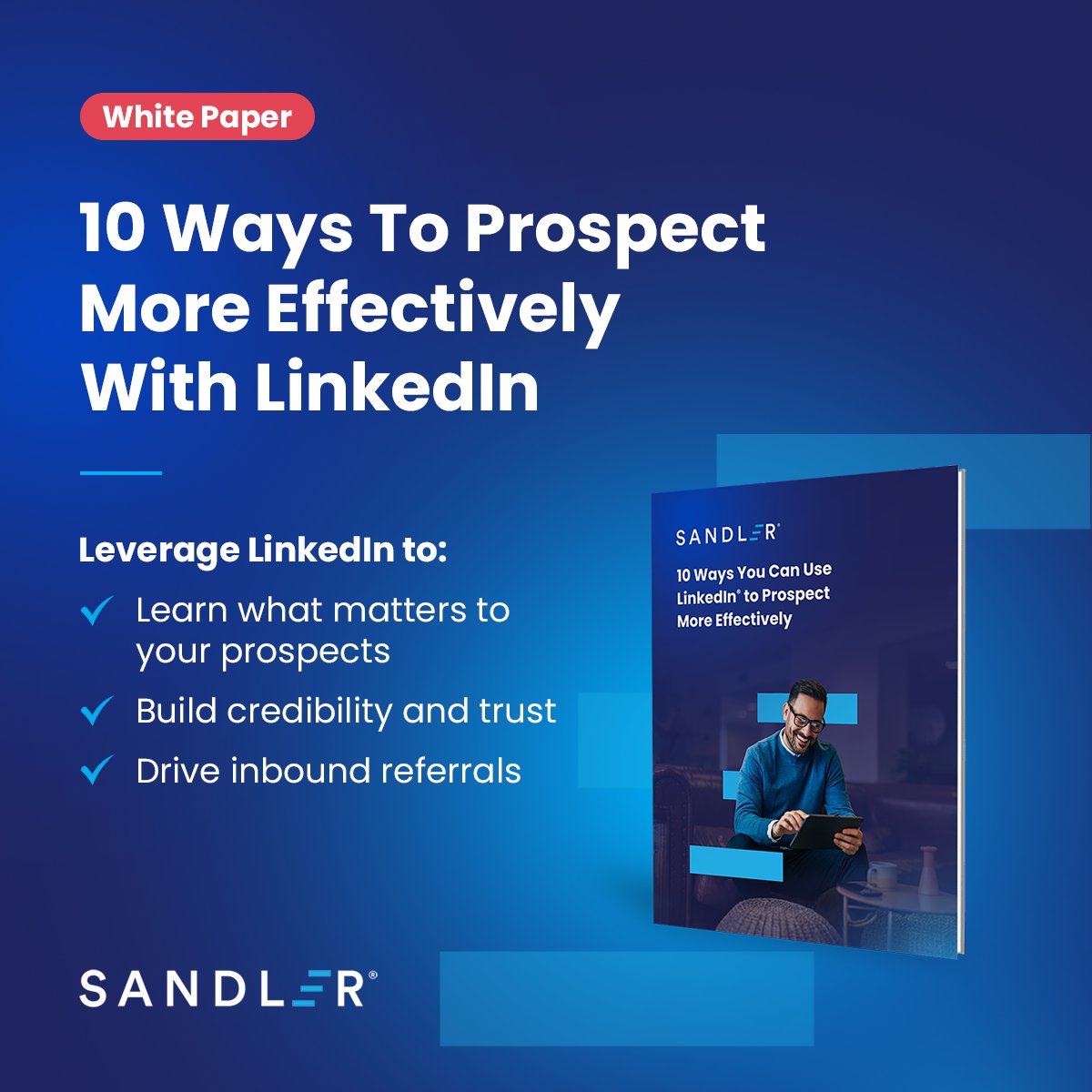 SandlerTraining's tweet image. Elevate your LinkedIn game and connect with your ideal prospects! Discover “10 Ways You Can Use LinkedIn To Prospect More Effectively.” Get the whitepaper 👉 info.sandler.com/10-ways-to-use…

#SalesTraining #SalesSuccess.