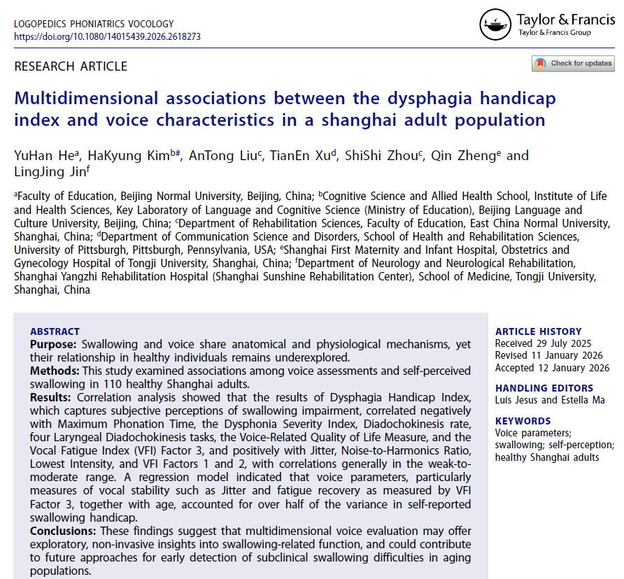 Logopedics Phoniatrics Vocology tweet media