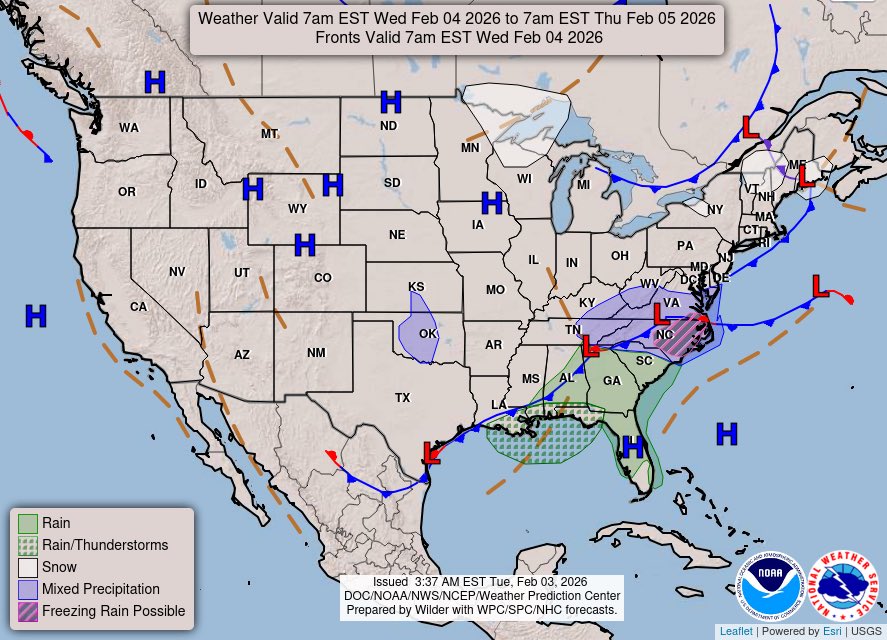 National Weather Service tweet media