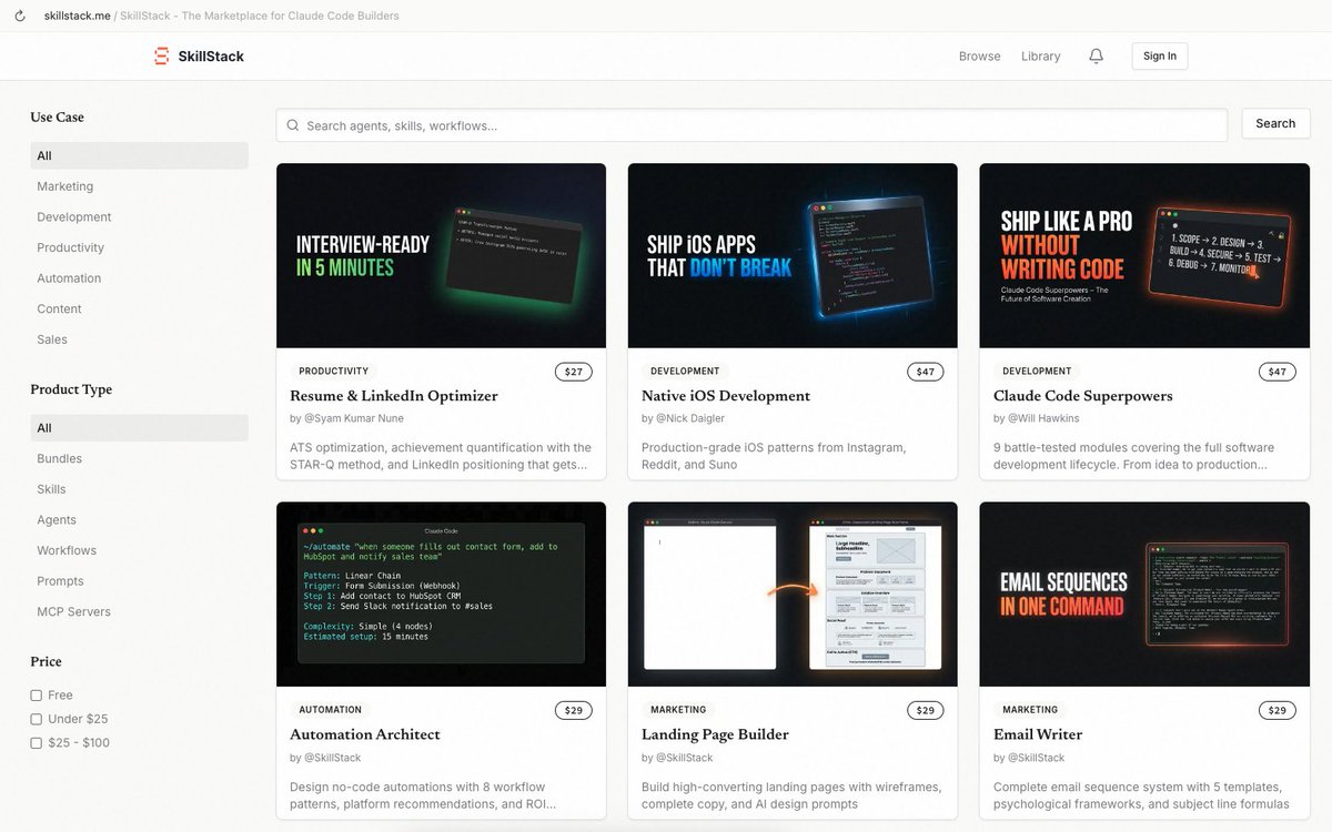 SkillStack tweet media