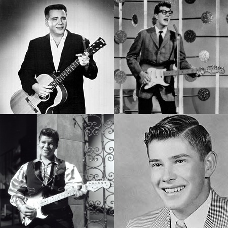 February 3rd 1959 - Was for many, "the day the music died", when Buddy Holly, Ritchie Valens and Jiles Perry Richardson Jr. aka The Big Bopper, were all killed. Their plane took off a little after 1 AM from Clear Lake, Iowa, when a cold North-East wind gave way to a blinding snow