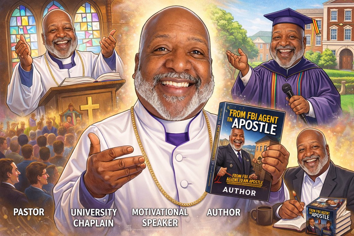 PWMNewCastle's tweet image. SUPERHERO PROFILE: “THE PASTOR PROTECTOR” He becomes The Shield — the quiet, disciplined protector trusted by public figures who need more than muscle.
Pastor. Chaplain. Motivator. Protector. 4 callings.
ONE man. A hero whose superpower is purpose. #DemBurtons #PWMFreshFire2026