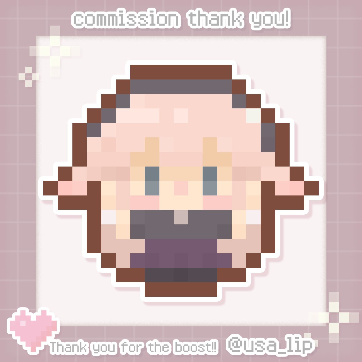 #skeb #commision #Skeb募集中  #pixelart #ドット絵
リクエストありがとうございました！🎀✨

*⑅︎୨୧┈︎ⓣⓗⓐⓝⓚ ⓨⓞⓤ ┈︎୨୧⑅︎*