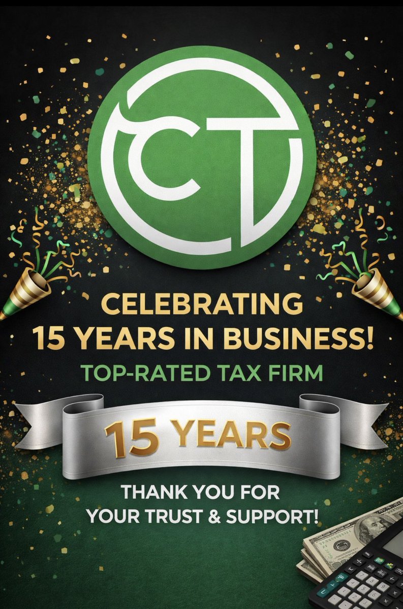 CompanionTax's tweet photo. 🎉 15 years of service wouldn’t be possible without our incredible clients.

Thank you for choosing Companion Tax and trusting us year after year. We appreciate your support more than words can say! https://t.co/lDUK3sQJPZ