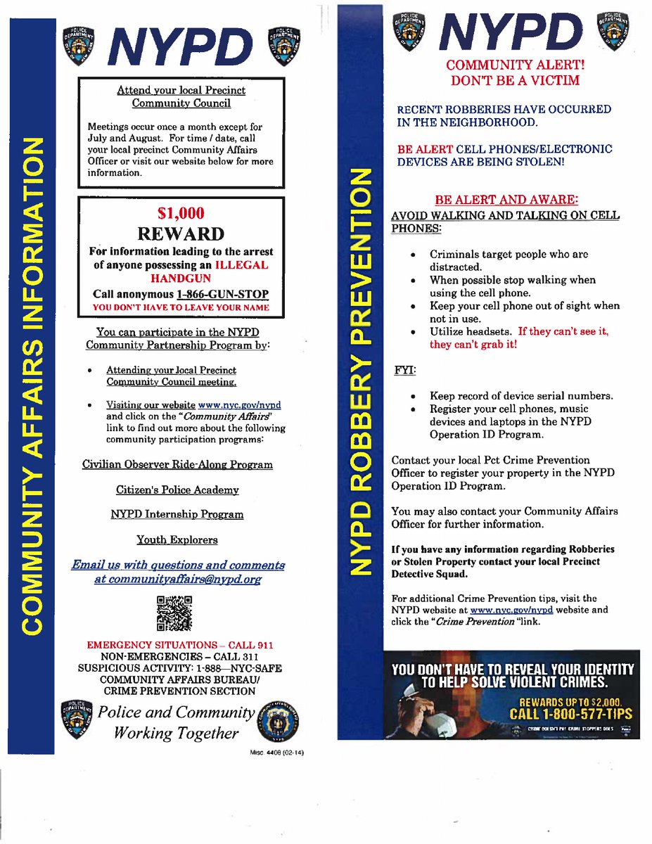 NYPD84Pct's tweet photo. Stay safe, friends! Keep your belongings close, trust your instincts, and if you feel uneasy, don’t hesitate to call 911. #fulton #brooklynheights #DUMBO #farragut https://t.co/xvWc1JF41h