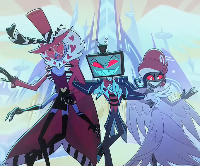 Why do I feel like they knew Vox is out of his fucking mind but still proceeds to sing/dance with him since the vees thinks it's sweet to see Vox so hyperfixated on something🥹