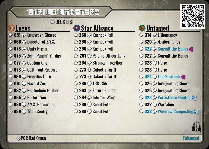 A deck with 3 copies of Kasheek Fall has been found!
                
“复仇天神阏氏”阿布拉·霍尔兹沃思

keyforgegame.com/deck-details/e…

#keyforge #collectorworm