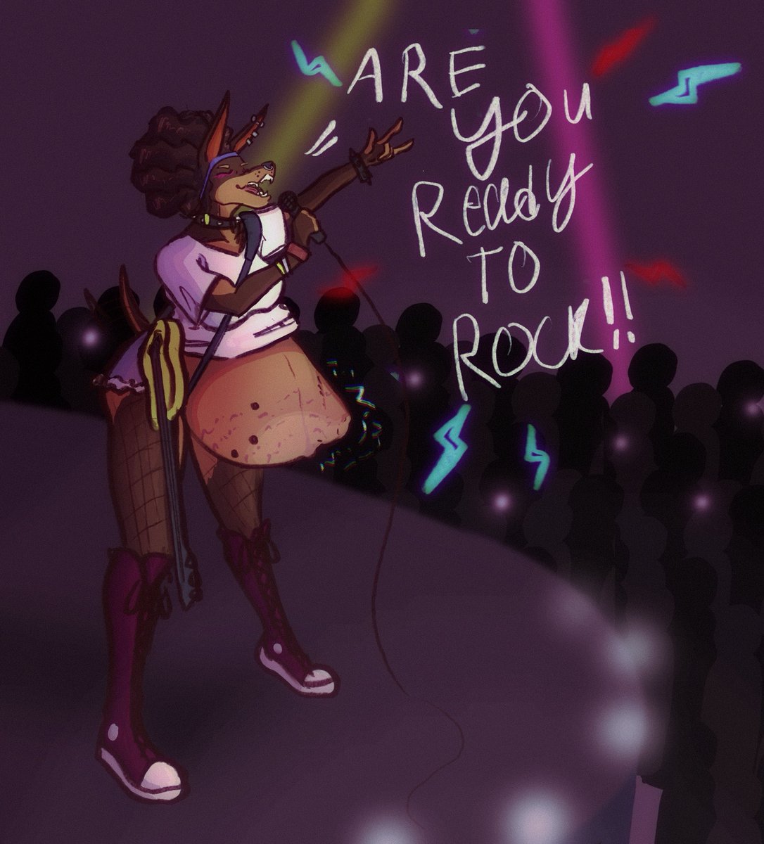 She's a goofy goober! ROCK!
