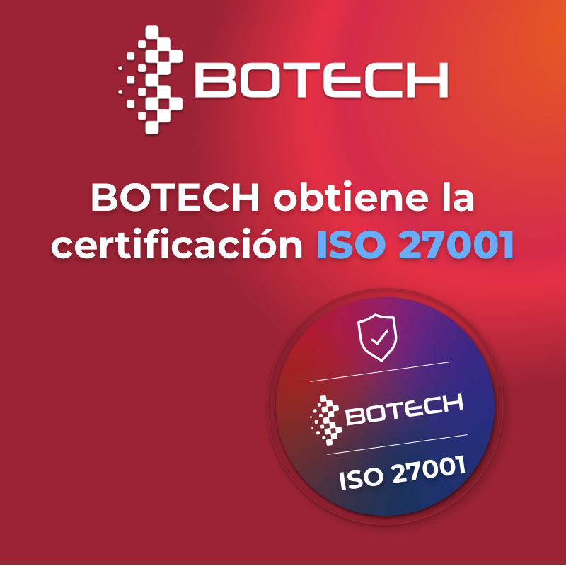BOTECH obtiene la certificación #ISO27001
Este hito valida que nuestros procesos y controles cumplen con los más altos estándares internacionales en gestión de la seguridad de la información.

Si quieres saber cómo cumplirla echa un vistazo👉 botech.info/iso-27001/
#ISO