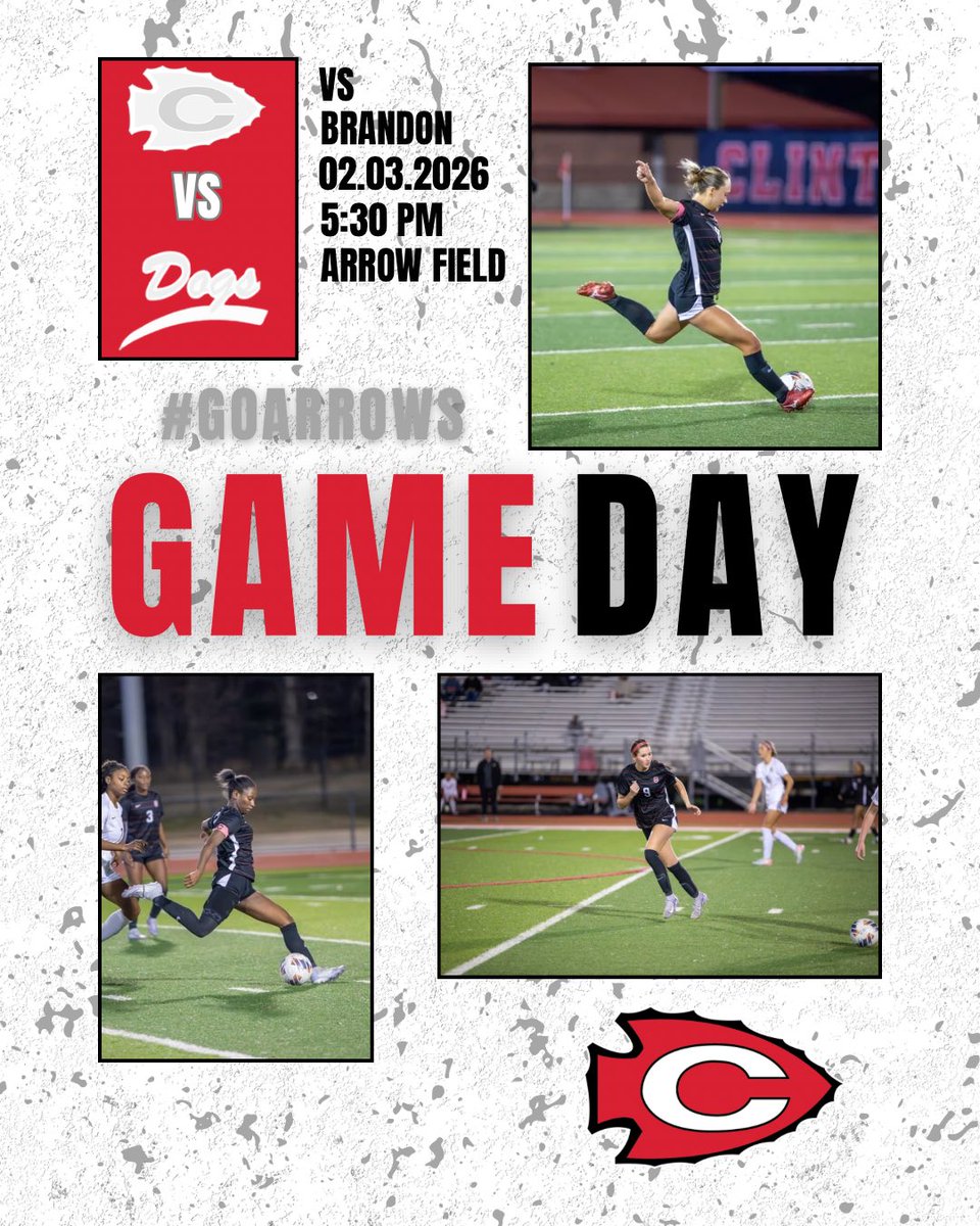 GoArrows's tweet photo. ⚽️SOCCER GAMEDAY⚽️

🆚 Brandon
🕖 5:30 p.m. (G) / 7:15 p.m. (B)
📍Arrow Field
📺 HudlTV
🎟️ GoFan

#asalways #GoArrows https://t.co/uI2tIXEHSh